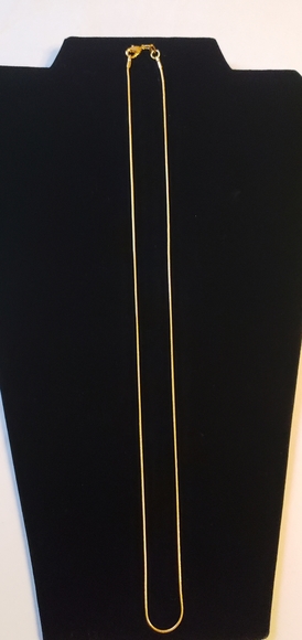 24in. 18kt GP over 925 Sterling Chain - Picture 2 of 2